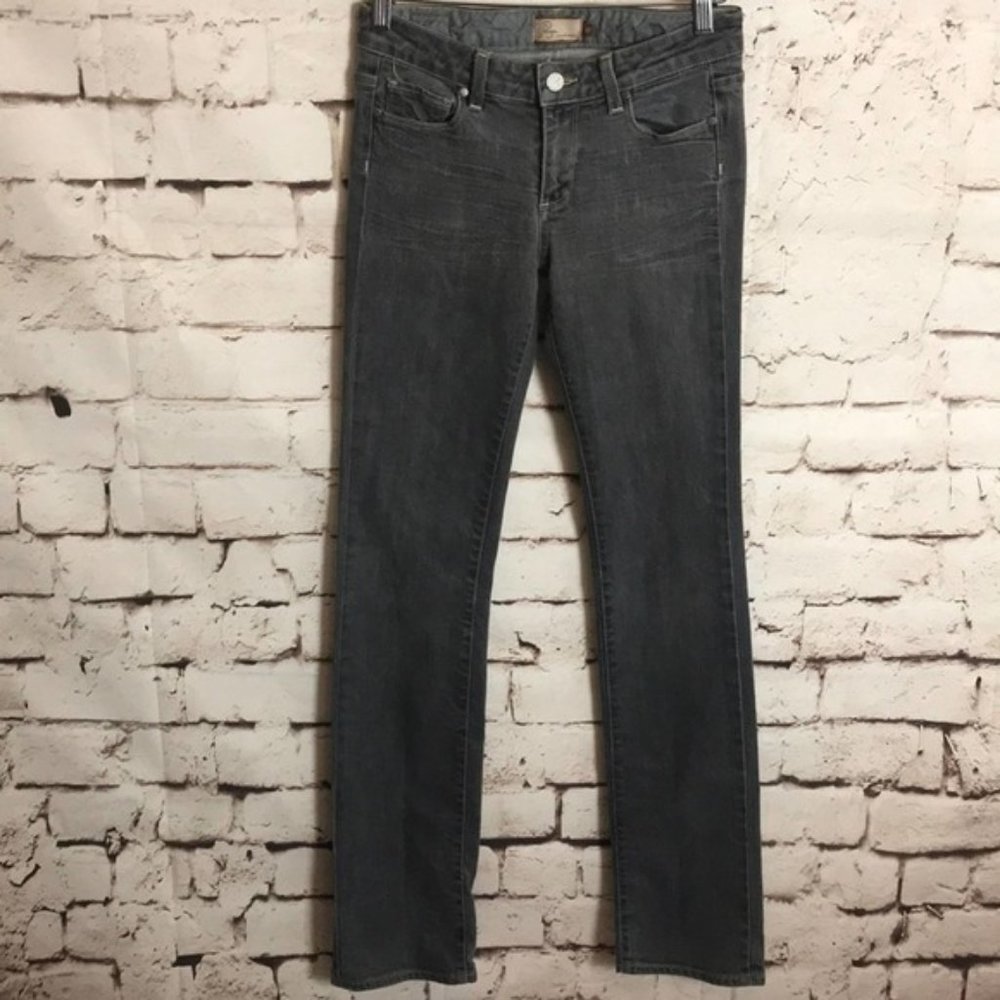 Paige Melrose Gray Straight Leg Jeans 27 x 34